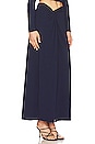 view 2 of 5 Knot Slit Maxi Skirt in Navy