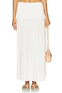 view 1 of 6 Smocked Skirt in White