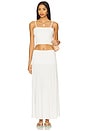 view 5 of 6 Smocked Skirt in White