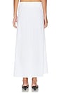 view 4 of 6 Split Front Maxi Skirt in White