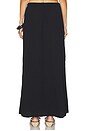 view 4 of 6 FALDA LARGA CON CINTURÓN BELTED MAXI SKIRT in Black