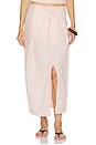 view 1 of 6 Faux Sarong Skirt in Himalayan Salt