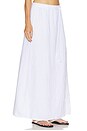 view 2 of 6 FALDA LARGA CON CINTURÓN BELTED MAXI SKIRT in White