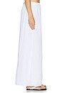 view 3 of 6 FALDA LARGA CON CINTURÓN BELTED MAXI SKIRT in White