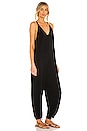 view 2 of 3 Draped Jumpsuit in Black