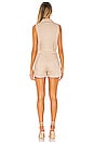 view 3 of 3 BLACK Cotton Twill Romper in Taupe