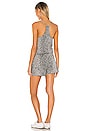 view 3 of 3 Leopard Slub Romper in Grey
