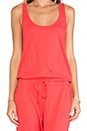 view 4 of 4 Supreme Jersey Jumpsuit in Berry Red