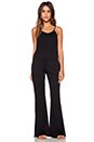 view 1 of 3 Modal Jersey Wide Leg Jumpsuit in Black
