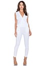 view 1 of 3 Supreme Jersey V Neck Jumpsuit in White