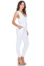 view 2 of 3 Supreme Jersey V Neck Jumpsuit in White