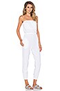 view 2 of 3 Supreme Jersey Strapless Jumpsuit in White