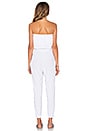 view 3 of 3 Supreme Jersey Strapless Jumpsuit in White