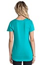 view 3 of 4 Light Weight Jersey V Neck Pocket Tee in Cabana