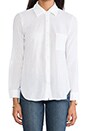 view 4 of 6 Collared Button Down Shirt in White