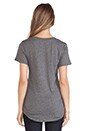 view 3 of 3 V Neck Pocket Tee in Dark Heather