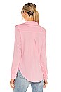 view 3 of 4 Light Weight Jersey Button Up in Bunny Pink