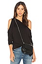 view 1 of 4 Bamboo Jersey One Shoulder Top in Black