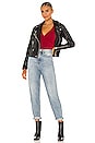 view 5 of 5 Draped Modal Jersey Bodysuit in Bricks