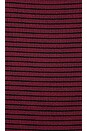 view 5 of 5 Flat Rib Stripe Square Neck Top in Burgundy