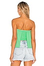 view 3 of 4 Beach Gauze Strapless Top in Cactus