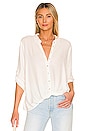 view 1 of 4 Button Up Tee in Ivory