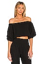 view 1 of 4 Off the Shoulder Top in Black