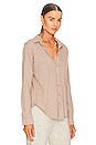 view 2 of 4 Light Weight Jersey Top in Taupe