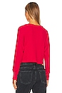 view 3 of 4 Off The Shoulder Top in Red Hot