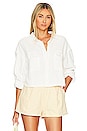 view 1 of 4 Button Up Top in White