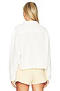 view 3 of 4 Button Up Top in White