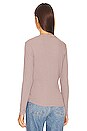 view 3 of 4 Long Sleeve Surplice Tee in Lead