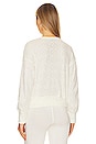 view 3 of 4 Wrap Front Long Sleeve Top in White