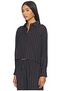 view 2 of 5 Boxy Button Front Shirt in Faded Black