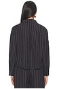 view 3 of 5 Boxy Button Front Shirt in Faded Black