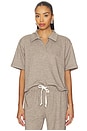view 1 of 4 Short Sleeve Polo Tee in Taupe