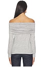 view 3 of 4 TOP ÉPAULES DÉNUDÉES in Heather Grey