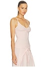 view 2 of 4 Shirred Front Cami Top in Himalayan Salt