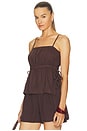 view 1 of 5 Side Tie Cami Top in Umber