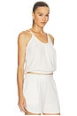 view 2 of 4 CAMI CROP TOP キャミソールクロップトップ in Linen