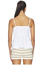 view 4 of 5 Side Tie Cami Top in White