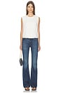 view 4 of 4 Sleveless Bubble Hem Tee in Pearl