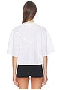 view 3 of 5 Faye Boho Henley in White