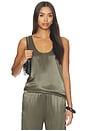 view 1 of 4 Date Night Shell Tank Top in Troops