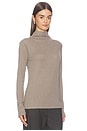 view 2 of 4 Modern Mock Neck in Mink