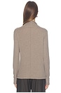 view 4 of 4 Modern Mock Neck in Mink
