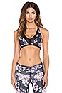 view 1 of 4 Stella Sports Bra in Bouquet & Houndstooth