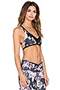 view 2 of 4 Stella Sports Bra in Bouquet & Houndstooth