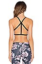 view 3 of 4 Stella Sports Bra in Bouquet & Houndstooth