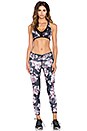 view 4 of 4 Stella Sports Bra in Bouquet & Houndstooth